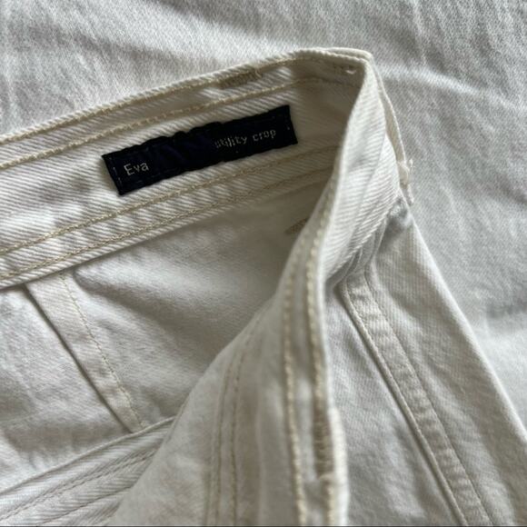 citizens of humanity wide leg eva utility crop jeans size 32 - Picture 5 of 10